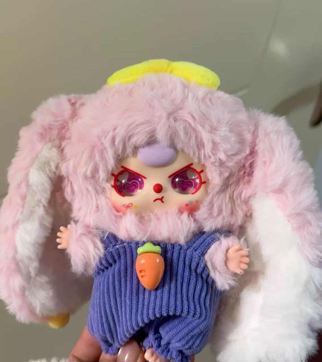 Baby Three Macaron Little Cute Bunny V2  Plush （Various eyes and facial expressions）