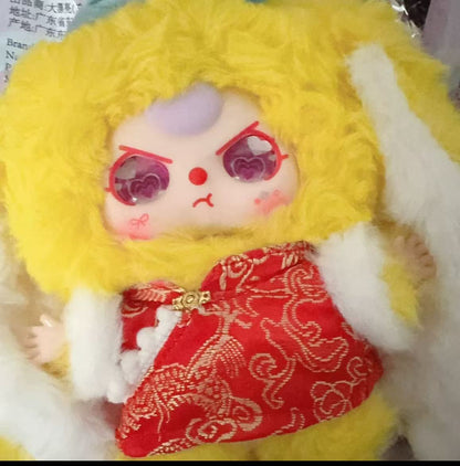 Baby Three Macaron Little Cute Bunny V2  Plush （Various eyes and facial expressions）