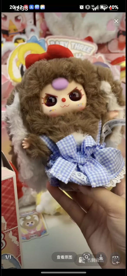 Baby Three Macaron Little Cute Bunny V2  Plush （Various eyes and facial expressions）