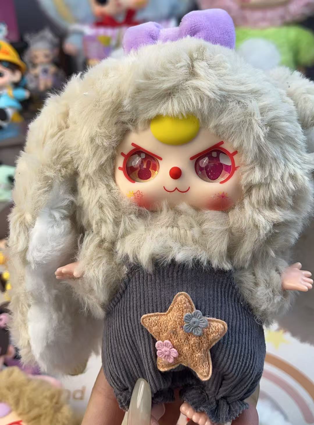 Baby Three Macaron Little Cute Bunny V2  Plush （Various eyes and facial expressions）