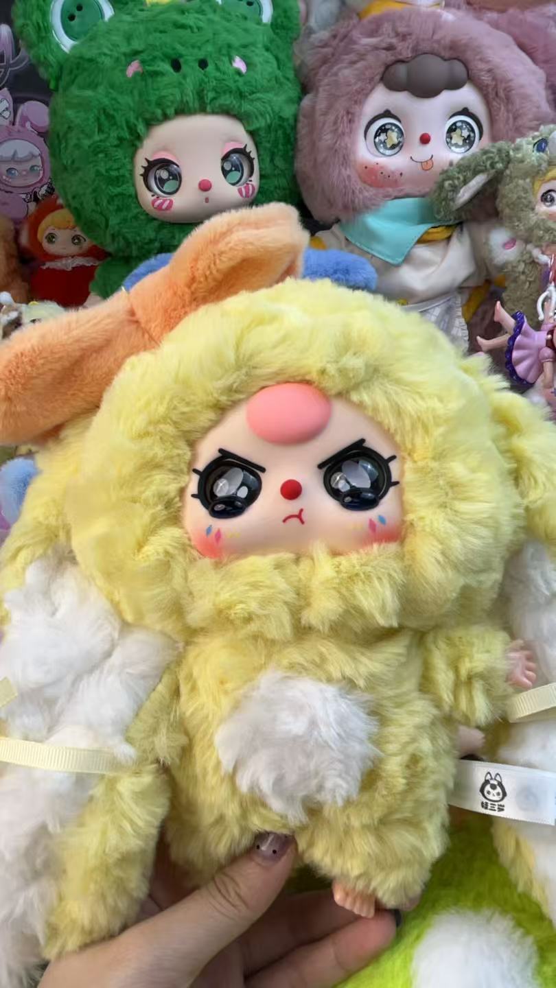 baby three bunny return plush