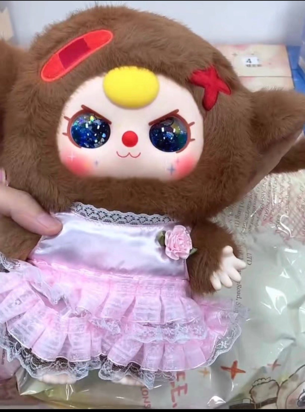 Baby Three 400% V3 Plush Series（Various eyes and facial expressions）