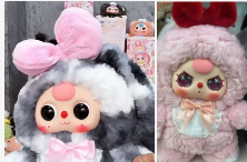 Baby Three 400% V4 Sweetie Baby Plush （Various eyes and facial expressions）