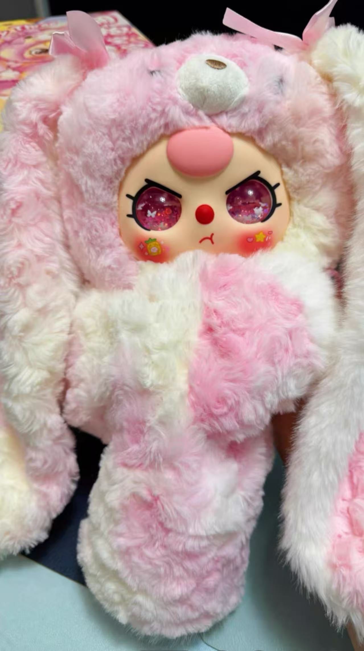 Baby three Hug Baby - Plush Backpack