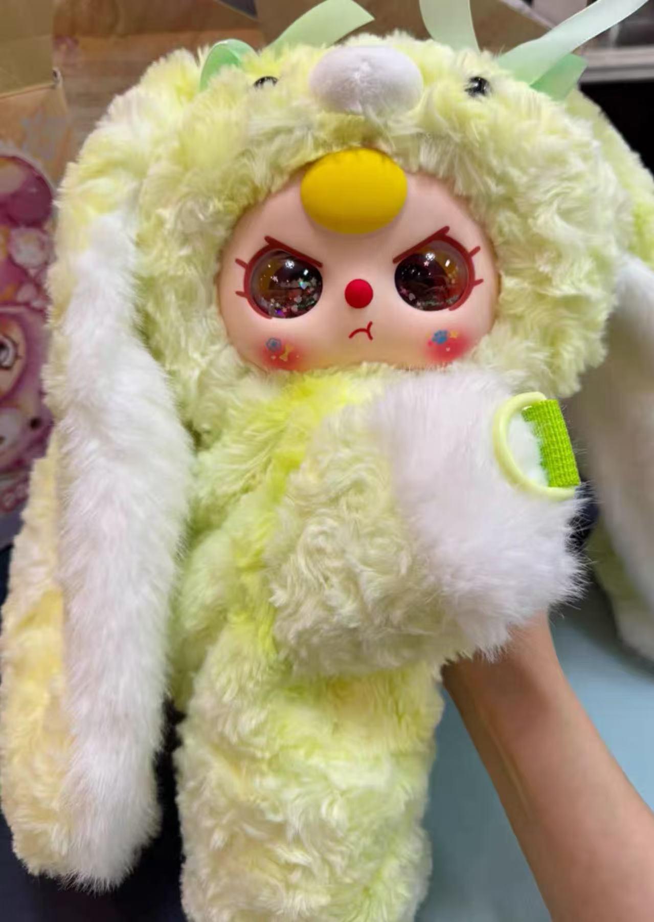 Baby three Hug Baby - Plush Backpack