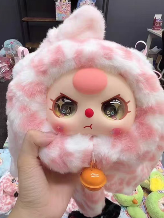 Baby Three Lucky Rabbit Zipper Bag Series Plush