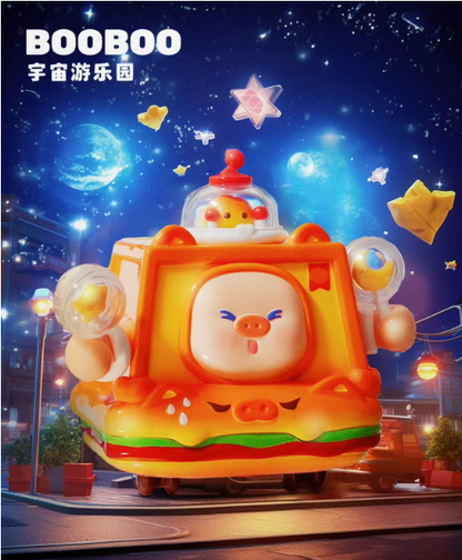BooBoo Space Amusement Park PVC Figures