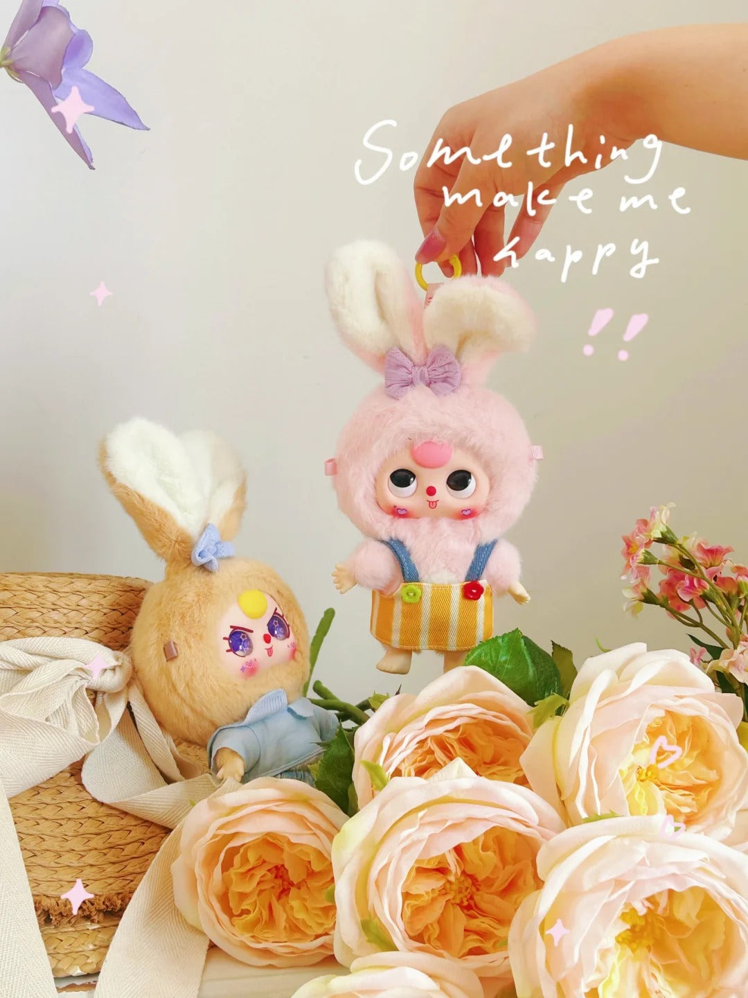 BaBy Three -Mini bunny  Macaron Plush Blind Box for Kids