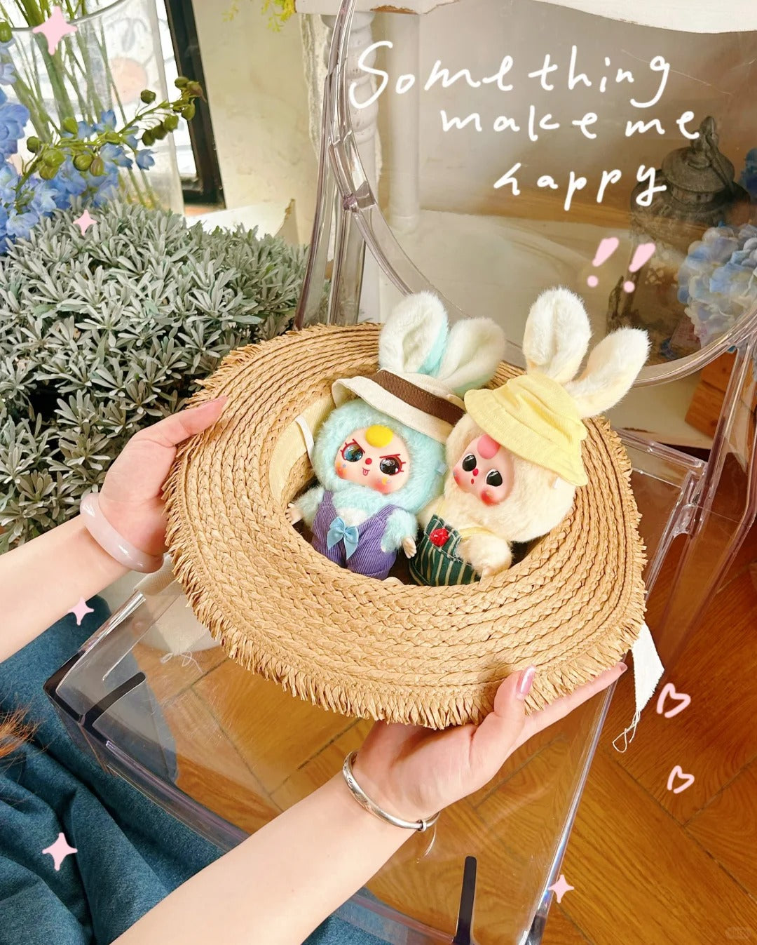 BaBy Three -Mini bunny  Macaron Plush Blind Box for Kids