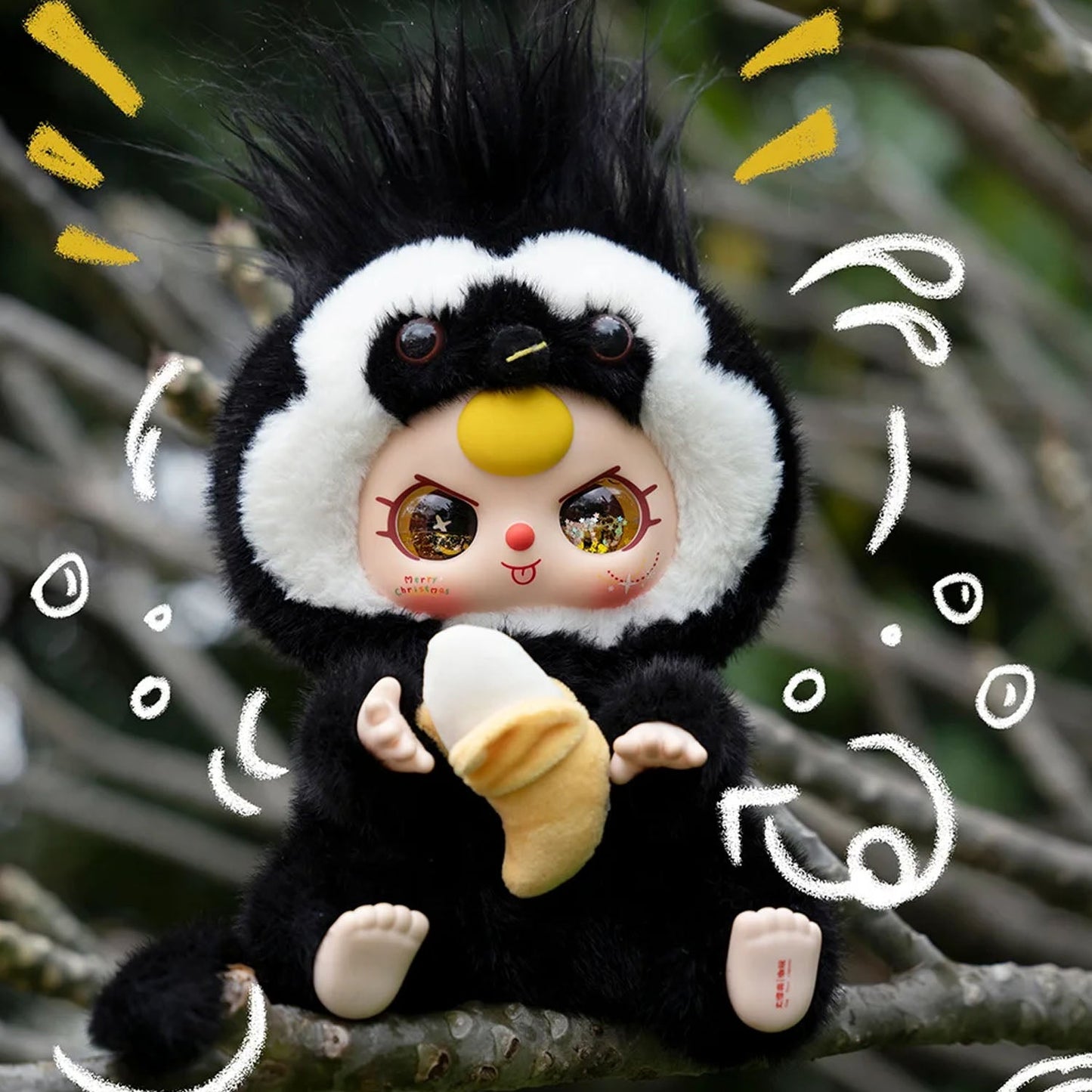 Baby Three 400% V3 Plush Series（Various eyes and facial expressions）