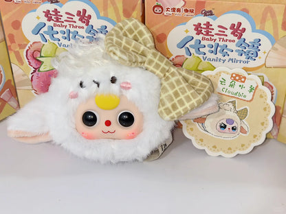 Baby Three Vanity MakeUP Mirror Series Plush Dolls Blind Box
