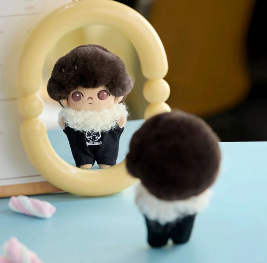 Dimoo World Crush on Coffee Soft-faced Plush Keychain Bind Box