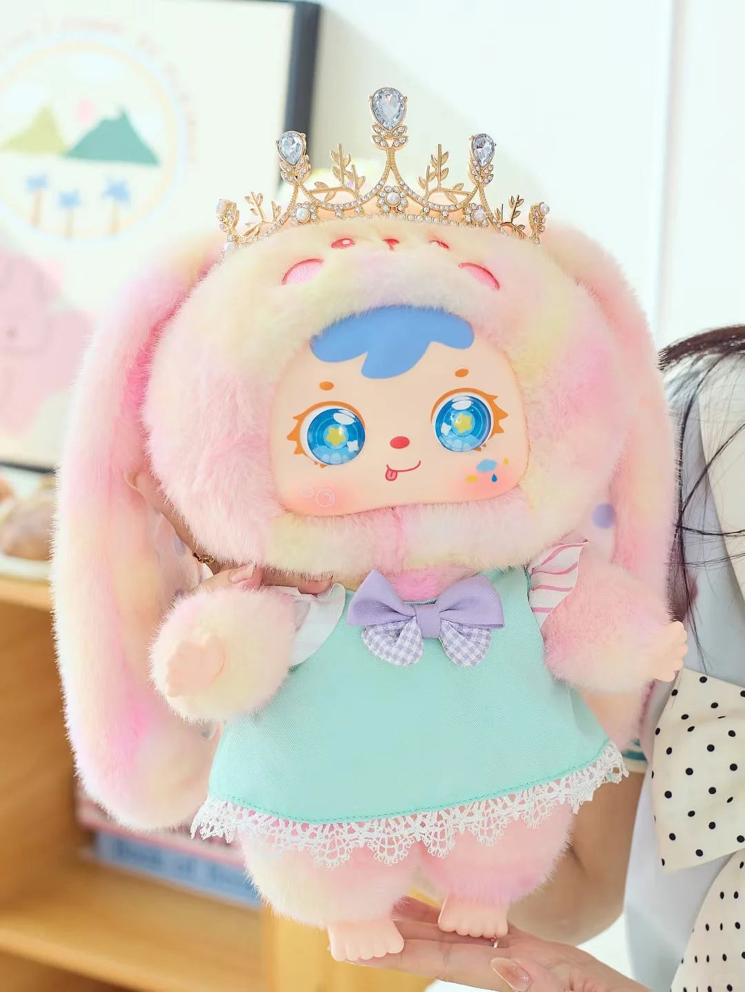 San xiao Mao Samuel 400% V5 Crown Rabbit Series Plush