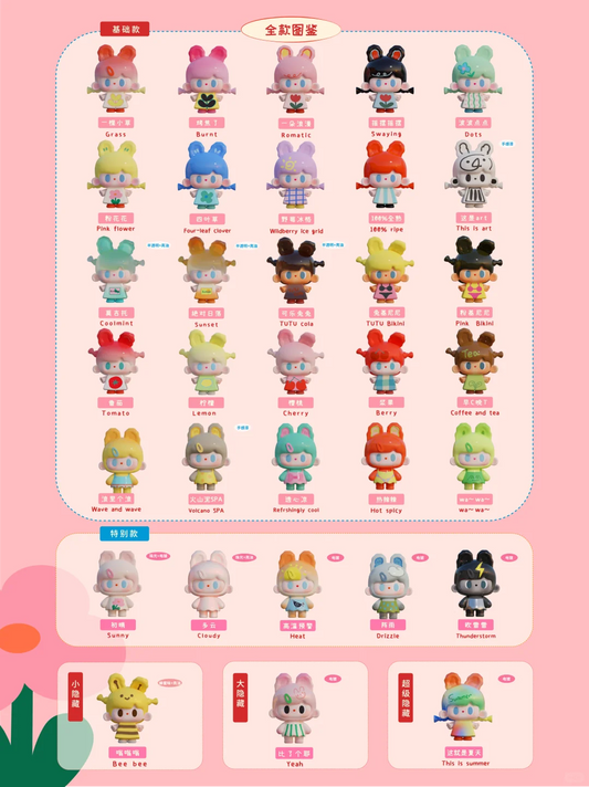 TUTUBEAR MATISSE’ S SUMMER Mini Beans Series Blind Box