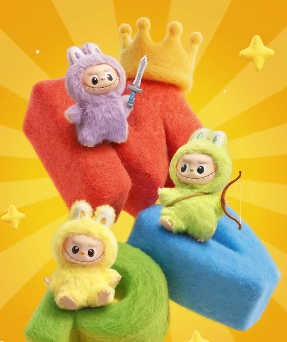 LABUBU V4 Pin For Love  SeriesVinyl Plush Pendant Blind Box(per-order)
