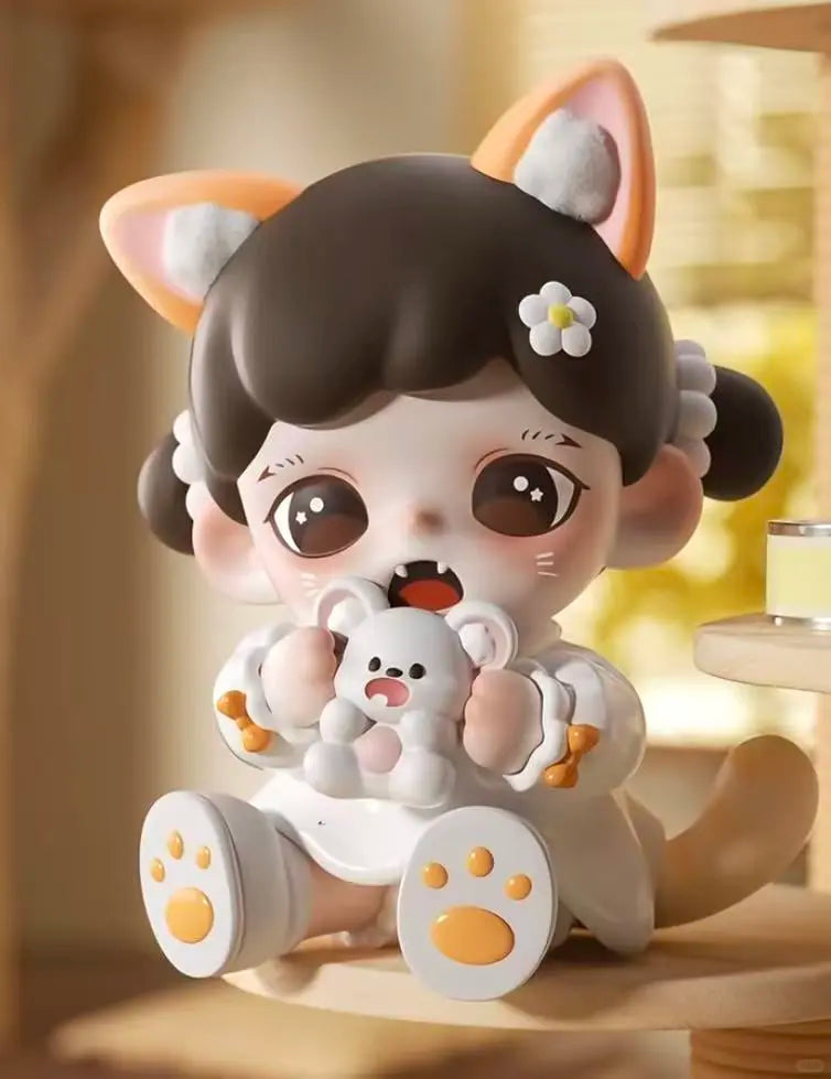 Zoraa Meow Cat Face  Series Figures