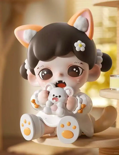 Zoraa Meow Cat Face  Series Figures