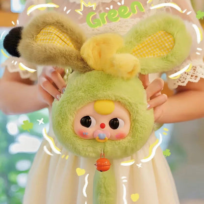 Baby Three Lucky Rabbit Zipper Bag Series Plush