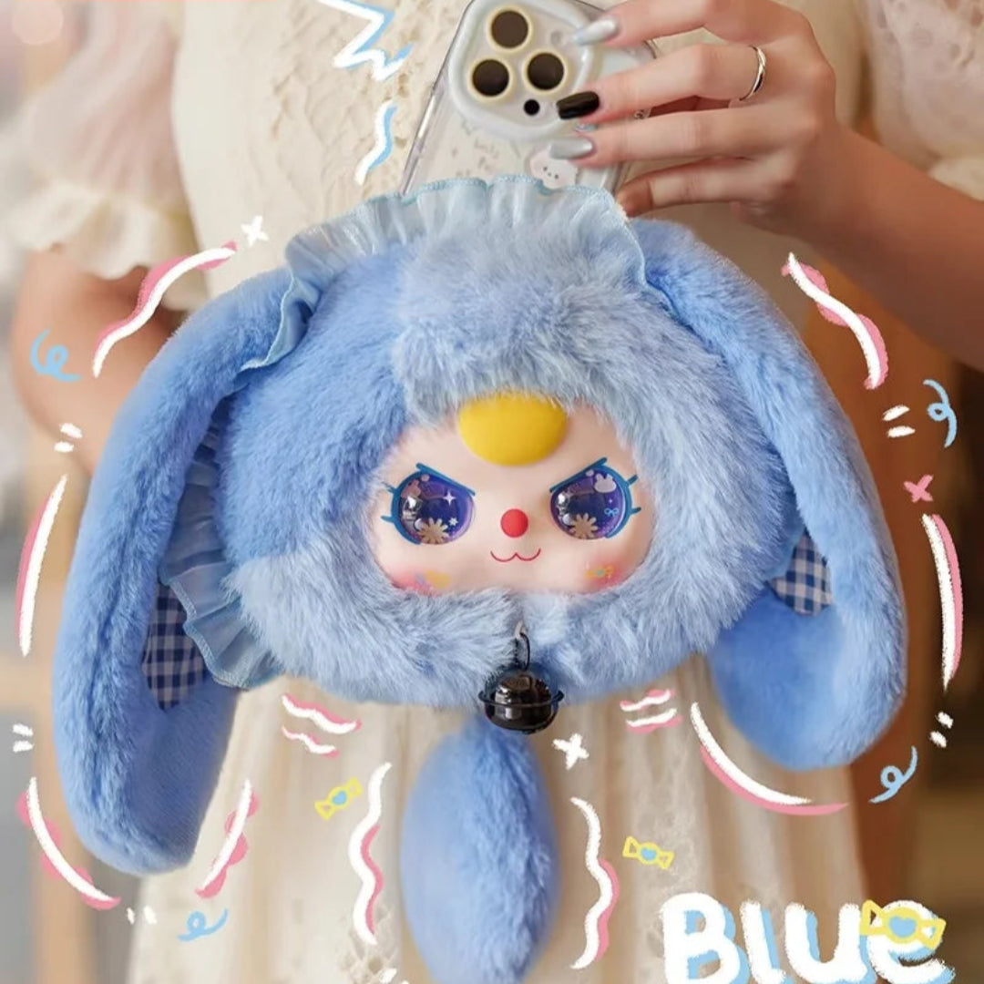 Baby Three Lucky Rabbit Zipper Bag Series Plush