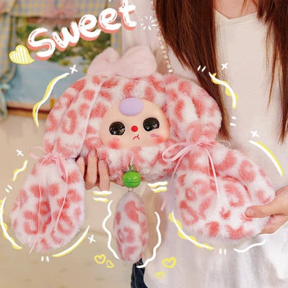 Baby Three Lucky Rabbit Zipper Bag Series Plush