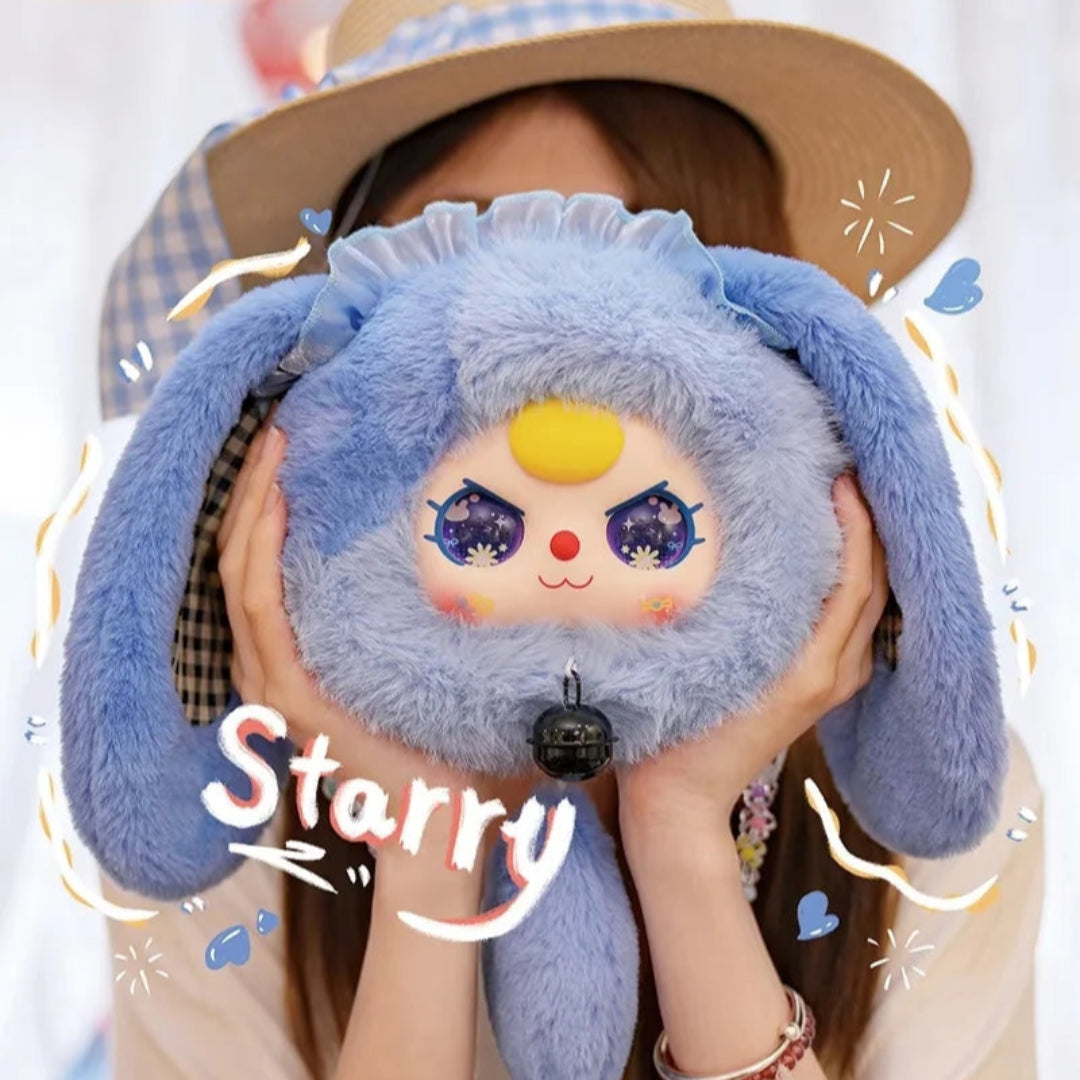 Baby Three Lucky Rabbit Zipper Bag Series Plush