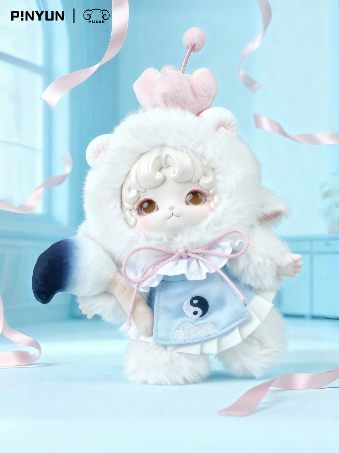 Mimia Mijuan Feng Shen Tuan Tuan Plush Limited (only 1999PCS)Hanging Card pre-order