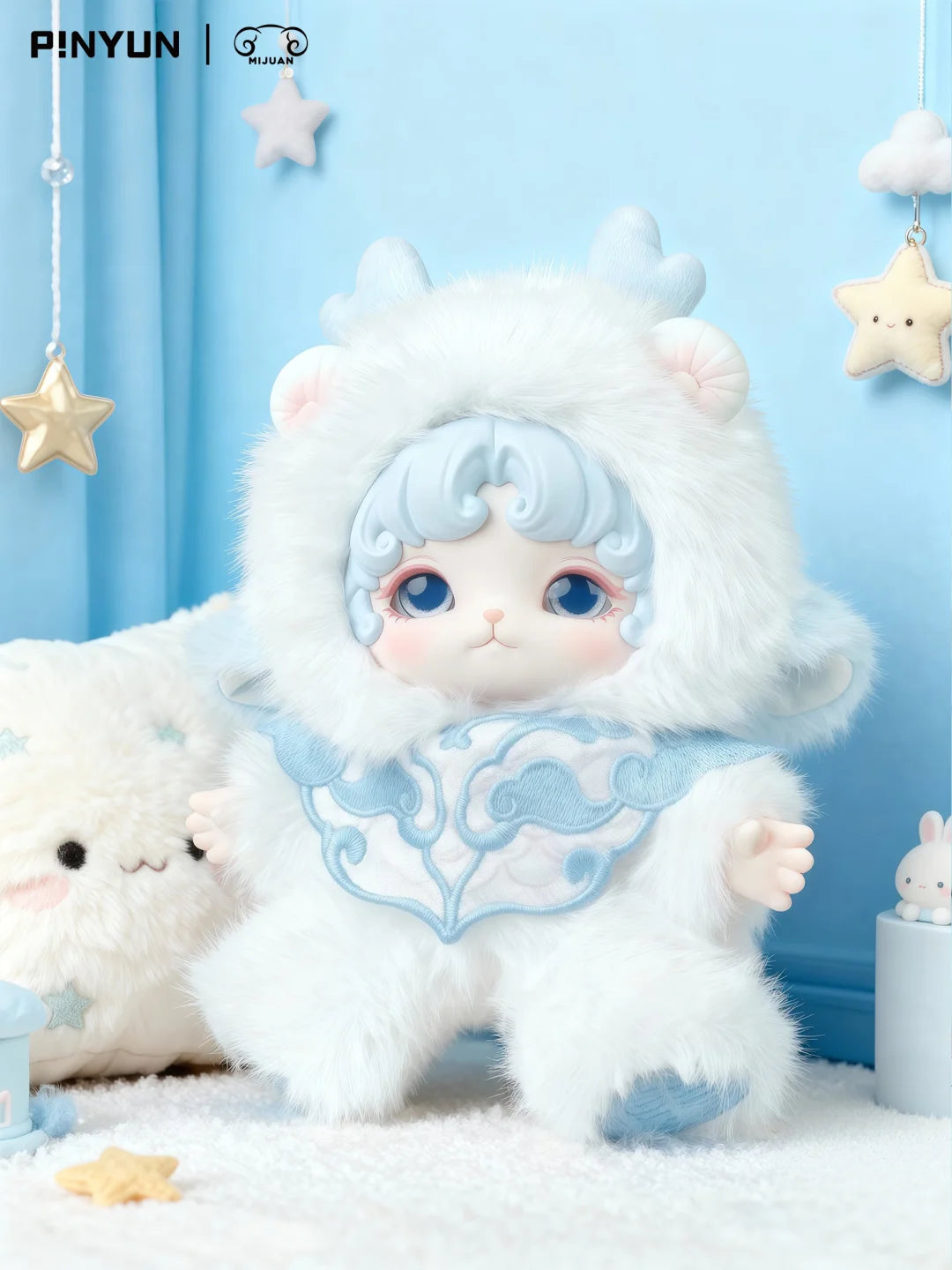 Mimia Mijuan Feng Shen Tuan Tuan Plush Limited (only 1999PCS)Hanging Card pre-order