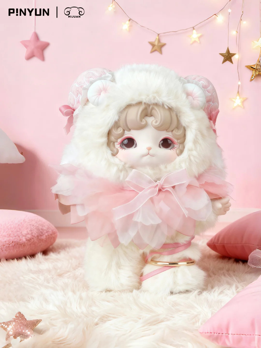 Mimia Mijuan Feng Shen Tuan Tuan Plush Limited (only 1999PCS)Hanging Card pre-order