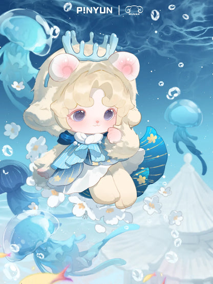 Mimia Mijuan Feng Shen Tuan Tuan Plush Limited (only 1999PCS)Hanging Card pre-order