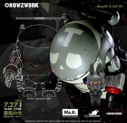 Ma.K. “FIREBALL” with mini Labubu Pilot Super Armored Fighting Suit Space Type