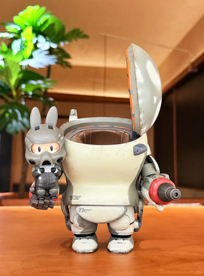 Ma.K. “FIREBALL” with mini Labubu Pilot Super Armored Fighting Suit Space Type