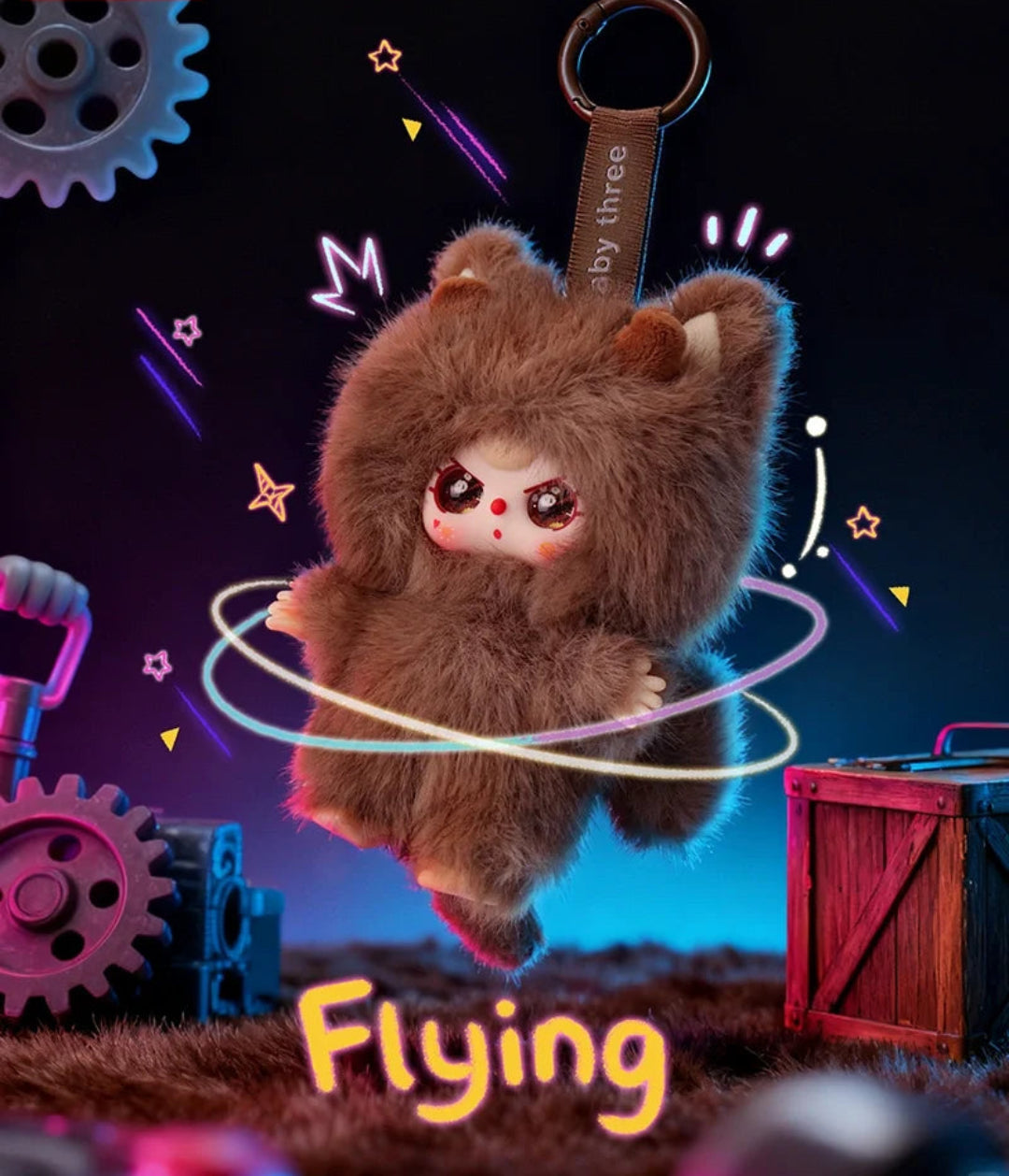 Baby Three WaLonglong Dragon Series Plush