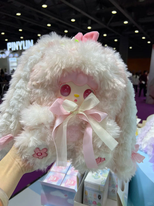 New Yooki 400% V4 Bunny Florall Fragments Series Plush Figure Doll （Various styles of eyes）