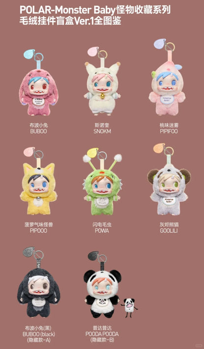 POLAR-Monster Baby Collection Series Plush Pendant Ver.1