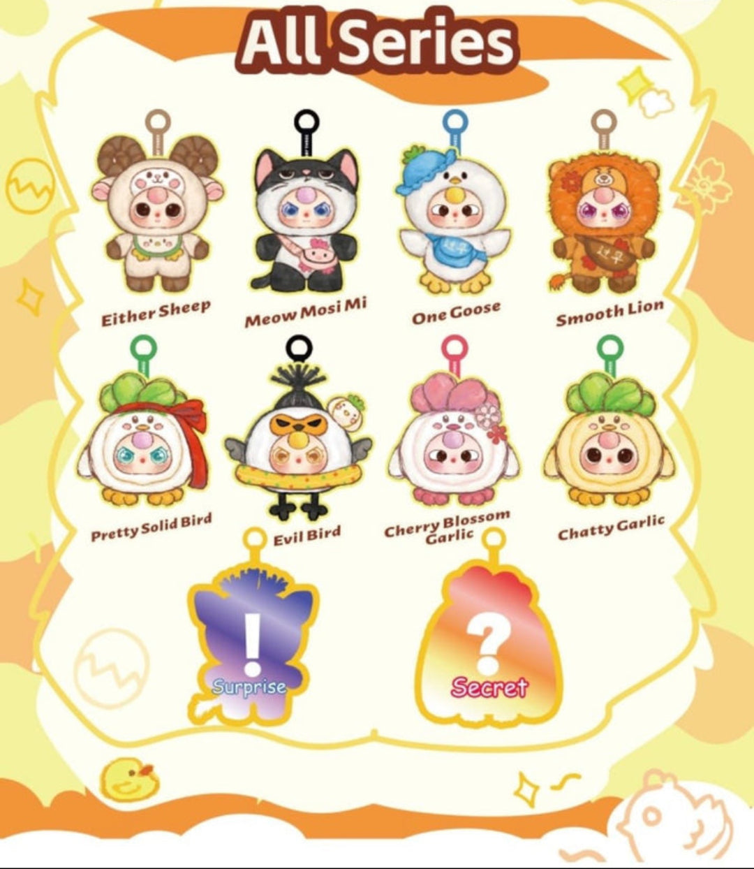 BabyThree-wuhan Limited Series Plush（Various styles of eyes）
