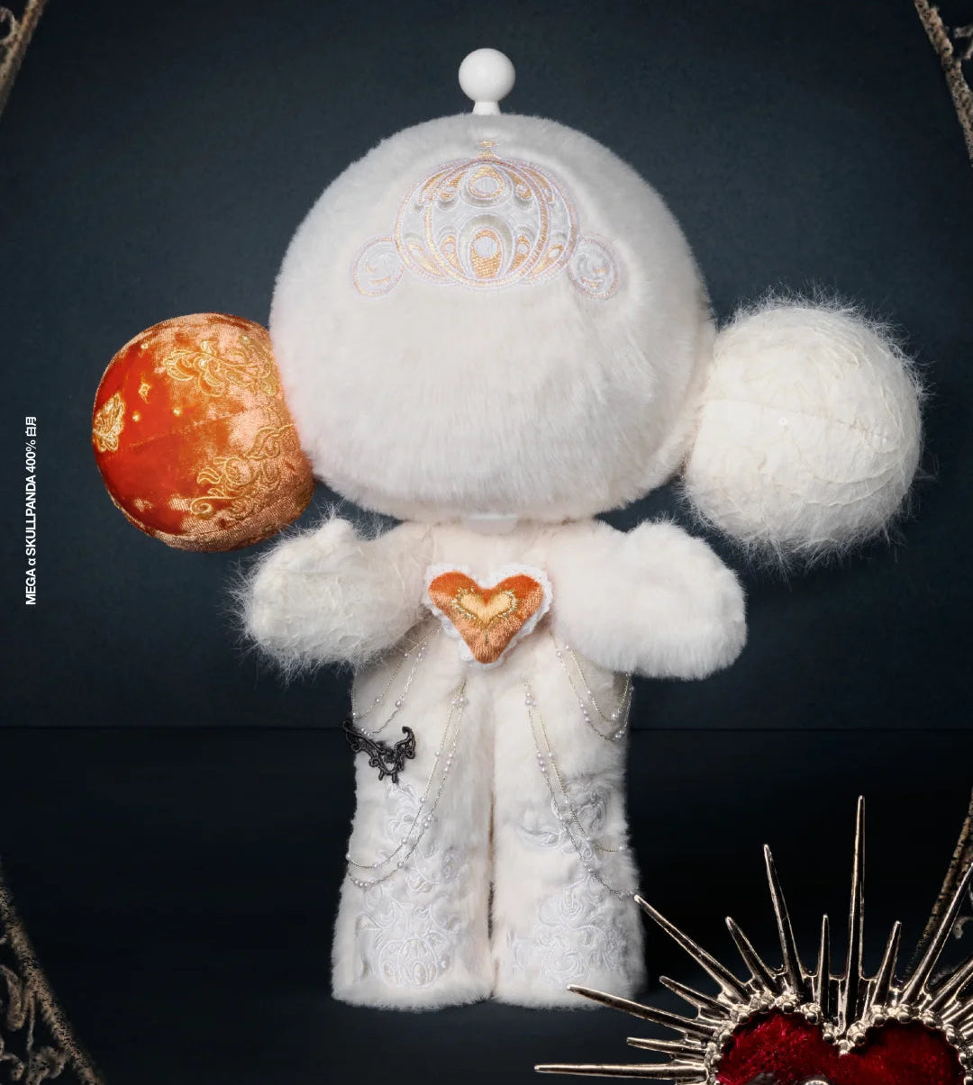 MEGA α SKULLPANDA 400% White Moon