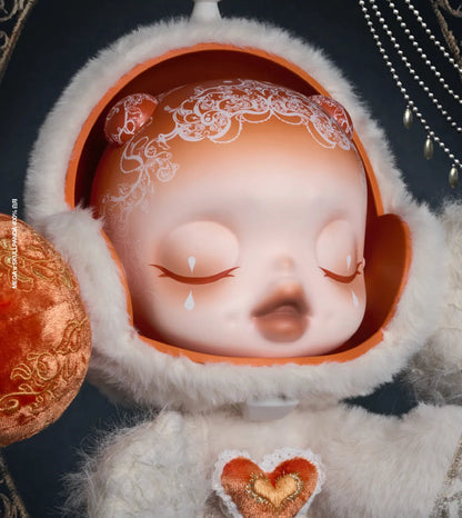 MEGA α SKULLPANDA 400% White Moon