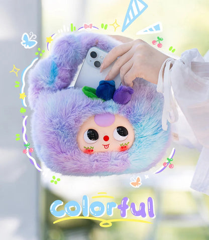Baby Three Baby Fruit Handbagg Series Plush（Various styles of eyes）