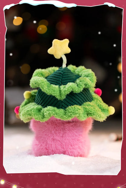 WAKUKU-Santa Cutie in Pink Edition Limited Edition Vinyl Plush Doll Pendant