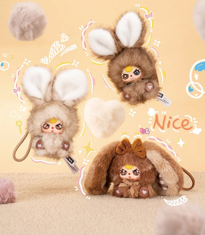 Baby Three Alice Rabbit Town Series Plush + 400% Honey Bearer