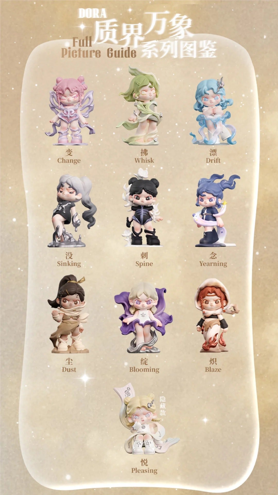 DORA Material Vistas Series Figures PVC