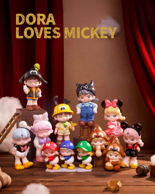 TNT DORA Love Mickey PVC Figures