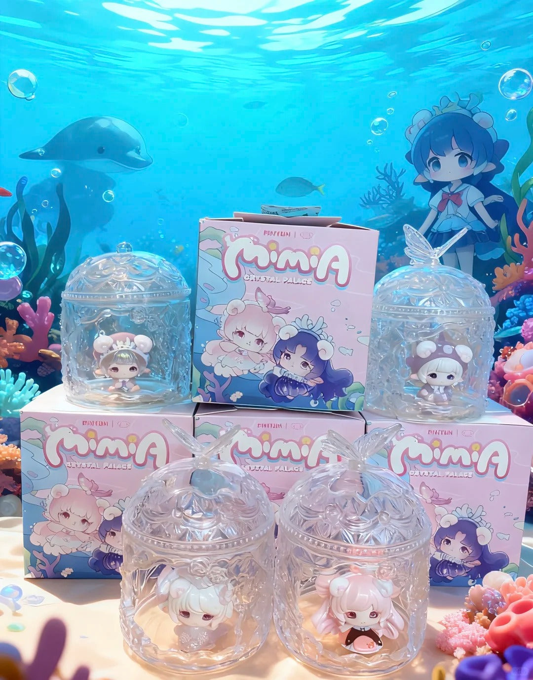 Mimia Crystal Palace PVC Figures