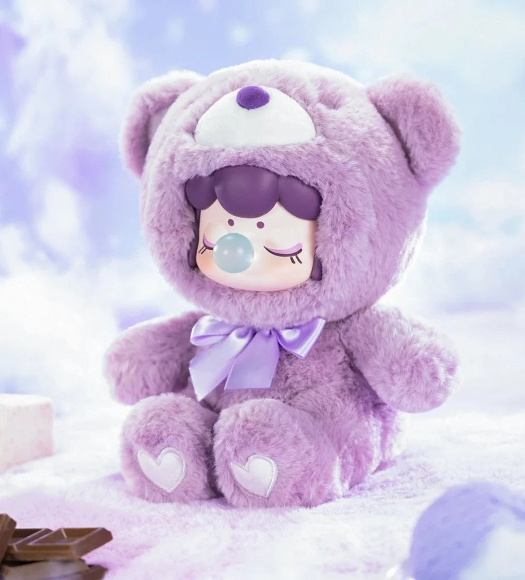 Nanci Chocolate Colorful Plush Bear