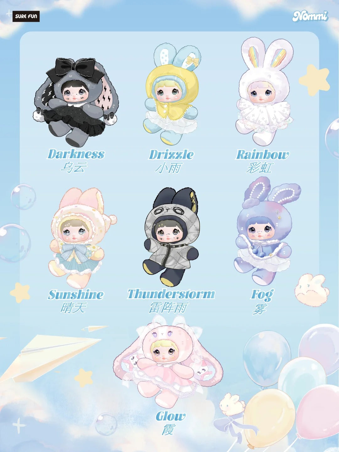 Nommi Weather Forecast Series Plush confirmed