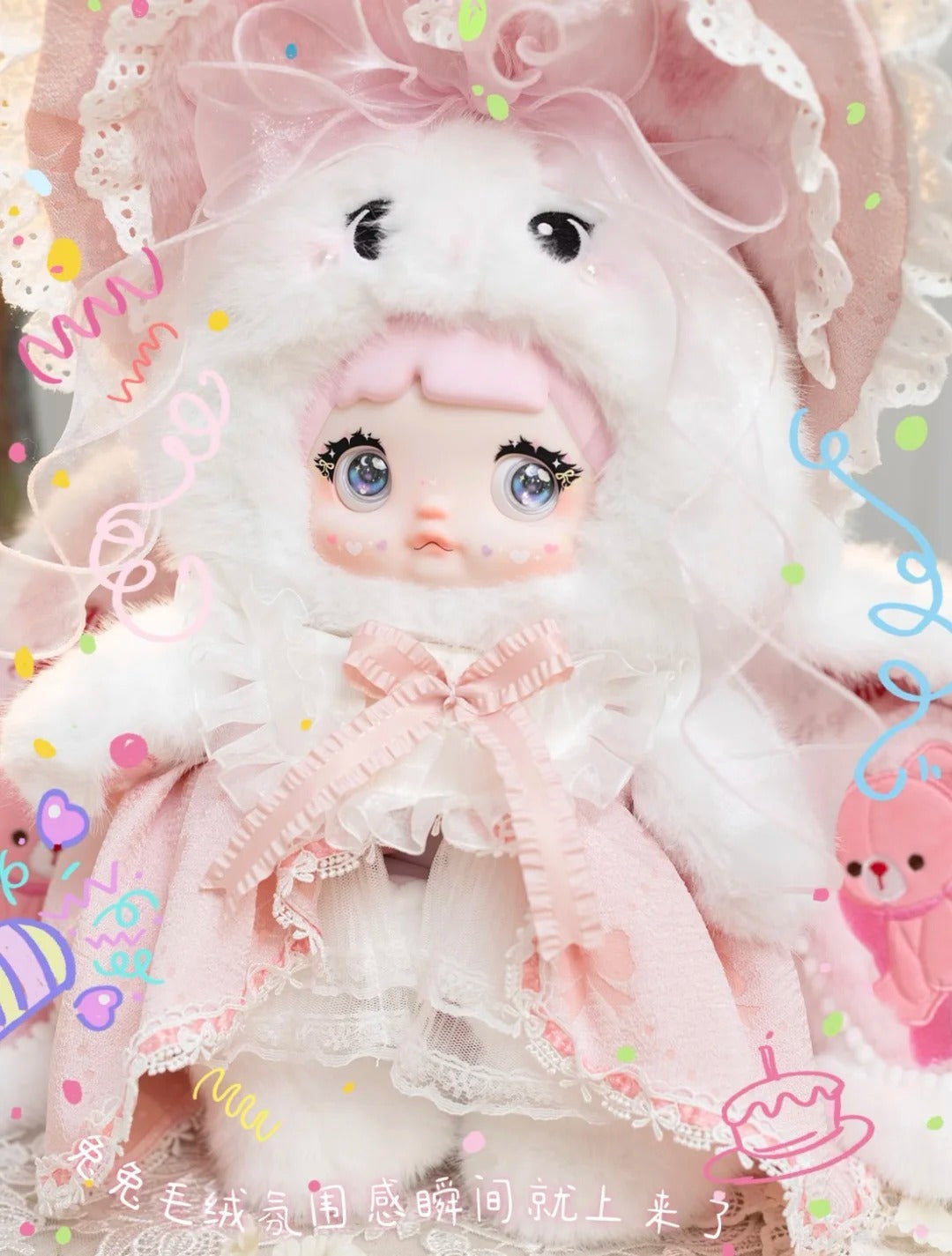 Nommi 2nd Anniversary 400%Plush Hanging card