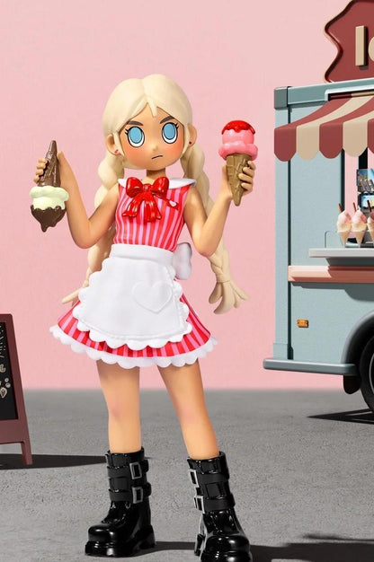 Peach riot rush hour series figures