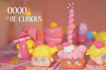 QOQO Pink Birthday Mini Face Series Magnet Bean