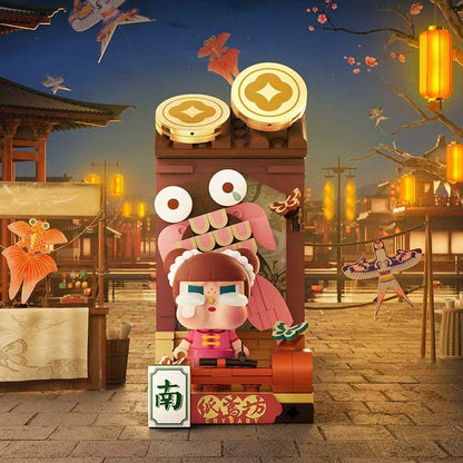 POPMART Golden Snake New Year Good Fortune Series Building Block Figurines