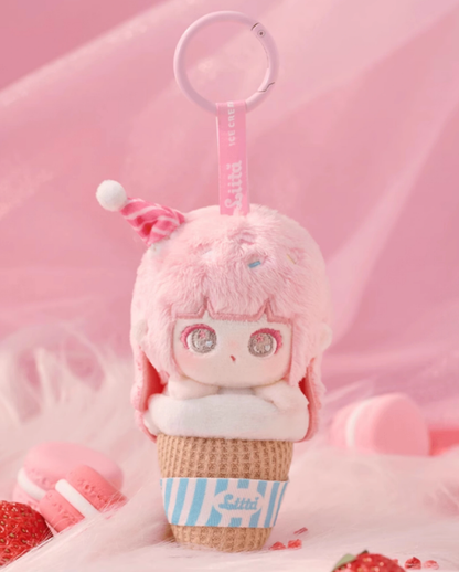 Liita rainbow cone series plush  keychain